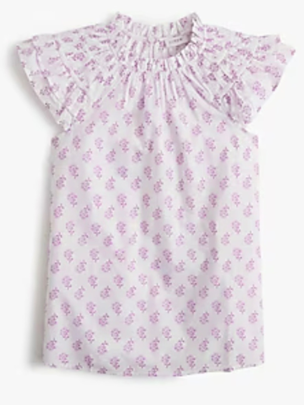 Flutter sleeve top
